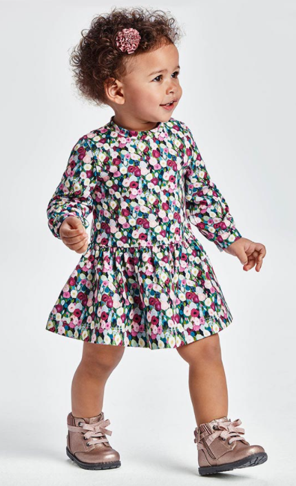 Long Sleeve Floral Dress | 2928