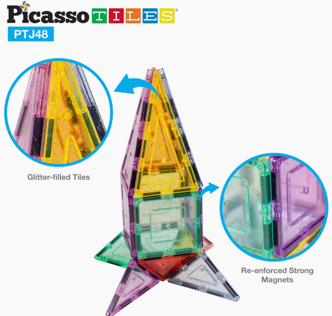 Picasso Tiles 48 Piece Set Building Set
