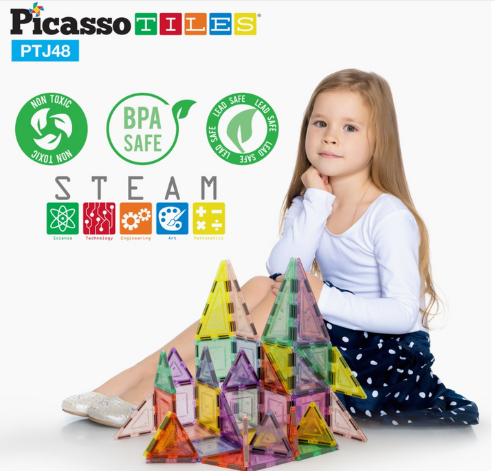 Picasso Tiles 48 Piece Set Building Set