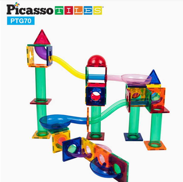 Picasso Tiles 100 Piece Marble Run Set