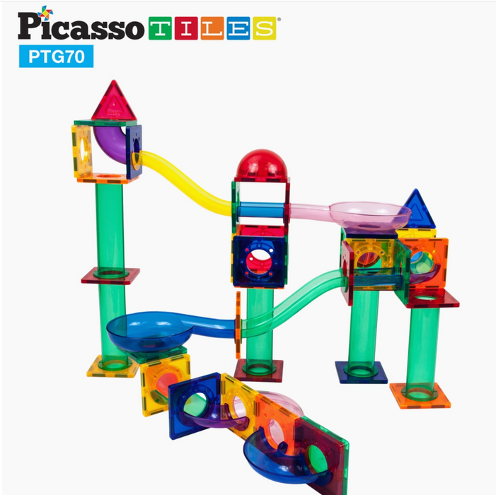 Picasso Tiles 100 Piece Marble Run Set