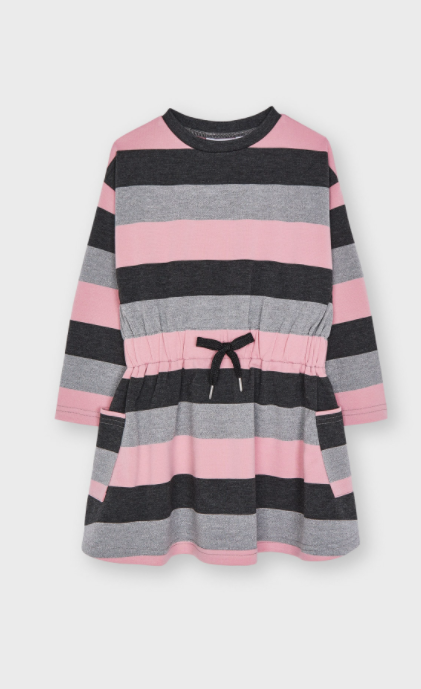 Pale Pink Stripe Dress | 4939