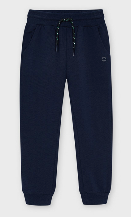 Basic Cuffed Fleece Joggers | Navy | 725