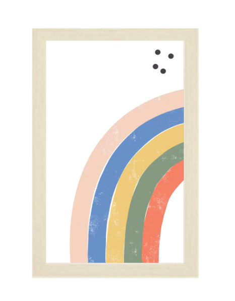 12x18 Half Rainbow Magnet Board