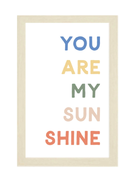 16x24 You Are My Sunshine Magnet Board