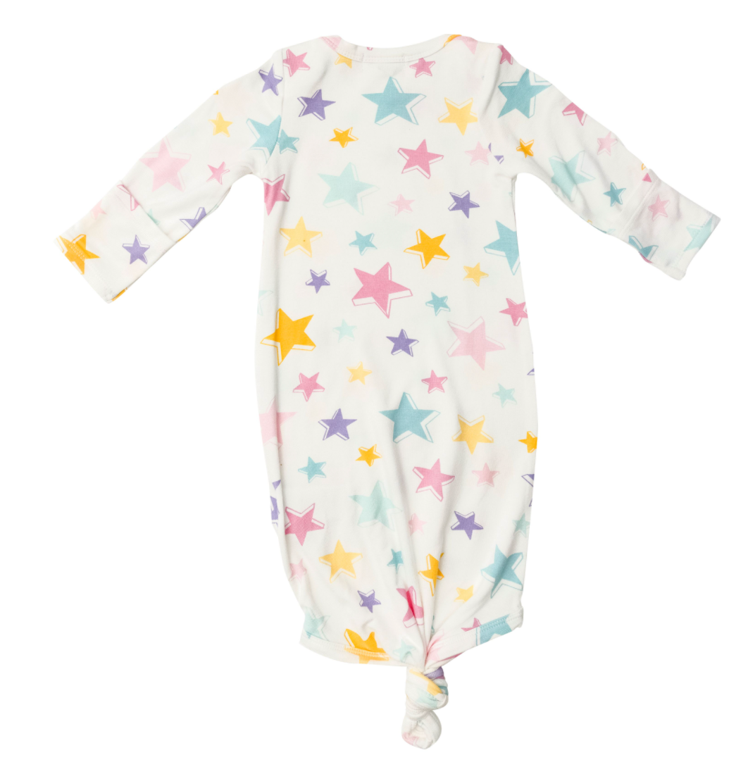 Dimensional Star Knotted Gown