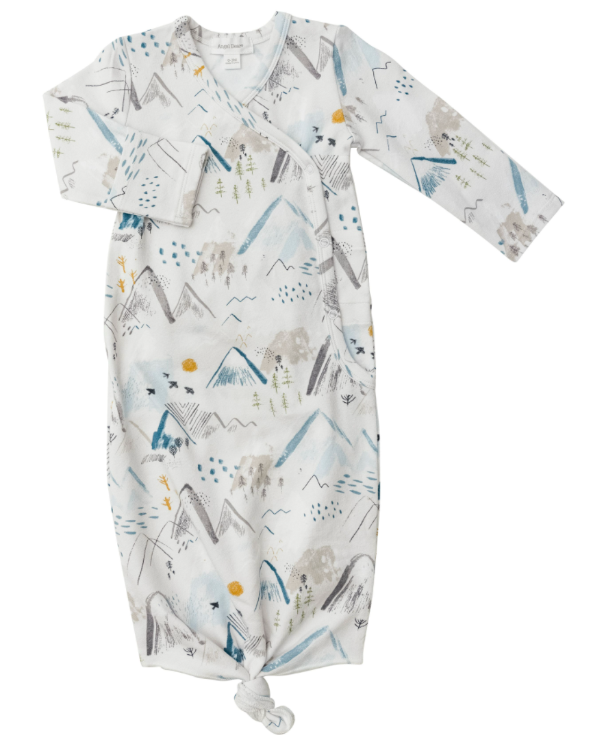 Grey Mountains Knotted Gown