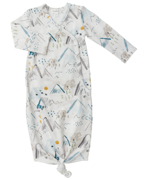 Grey Mountains Knotted Gown