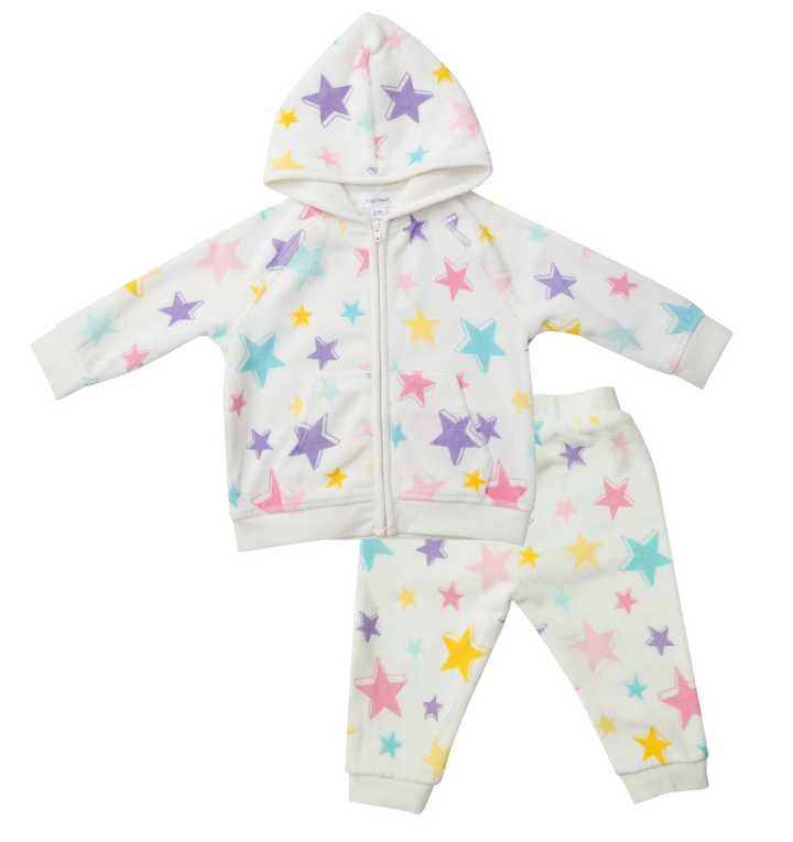 Dimensional Star Velour Jogging Suit