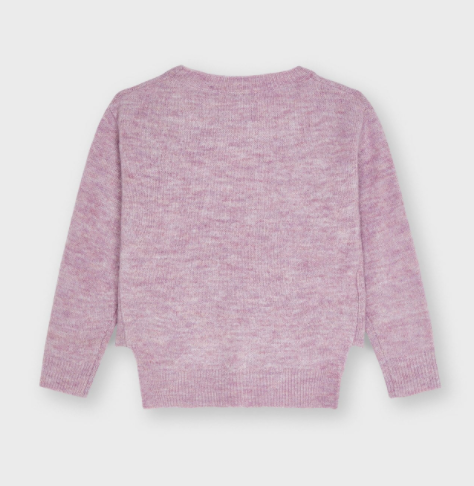 Lilac Floral Sweater | 4371