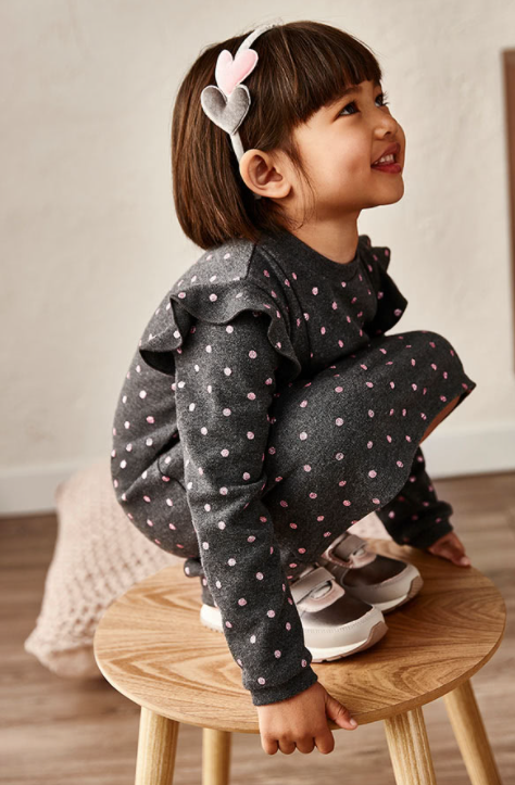 Charcoal Glitter Dress | 4938