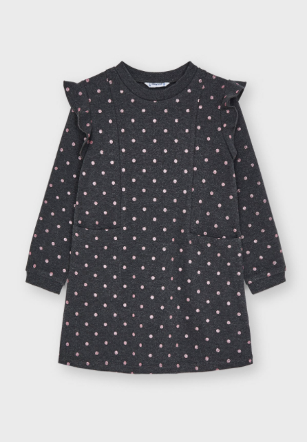 Charcoal Glitter Dress | 4938