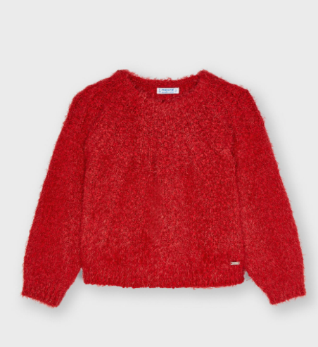 Lurex Sweater | RED | 4372