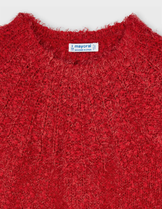 Lurex Sweater | RED | 4372