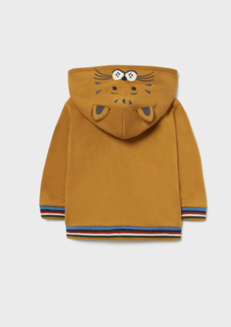 Fleece Cat Sweatshirt | Mustard | 2425