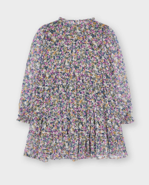Lilac Floral Printed Dress | 4928