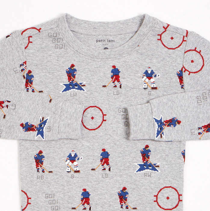 Hockey 2 Piece Pajama Set