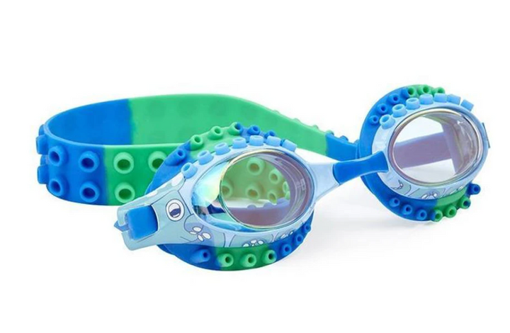 Scungilli Eel Green Swim Goggles