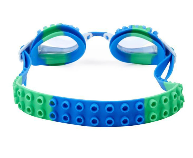 Scungilli Eel Green Swim Goggles