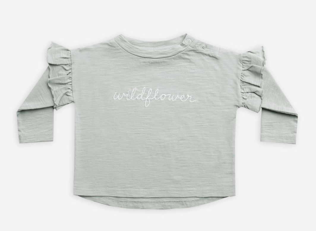 Wildflower Longsleeve Tee | Agave