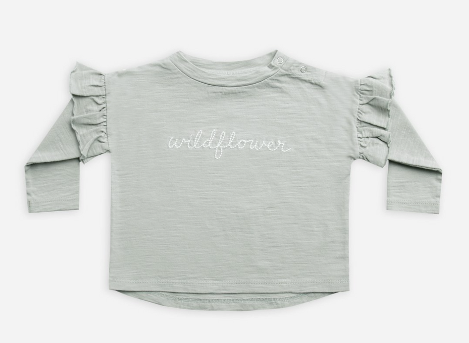 Wildflower Longsleeve Tee | Agave