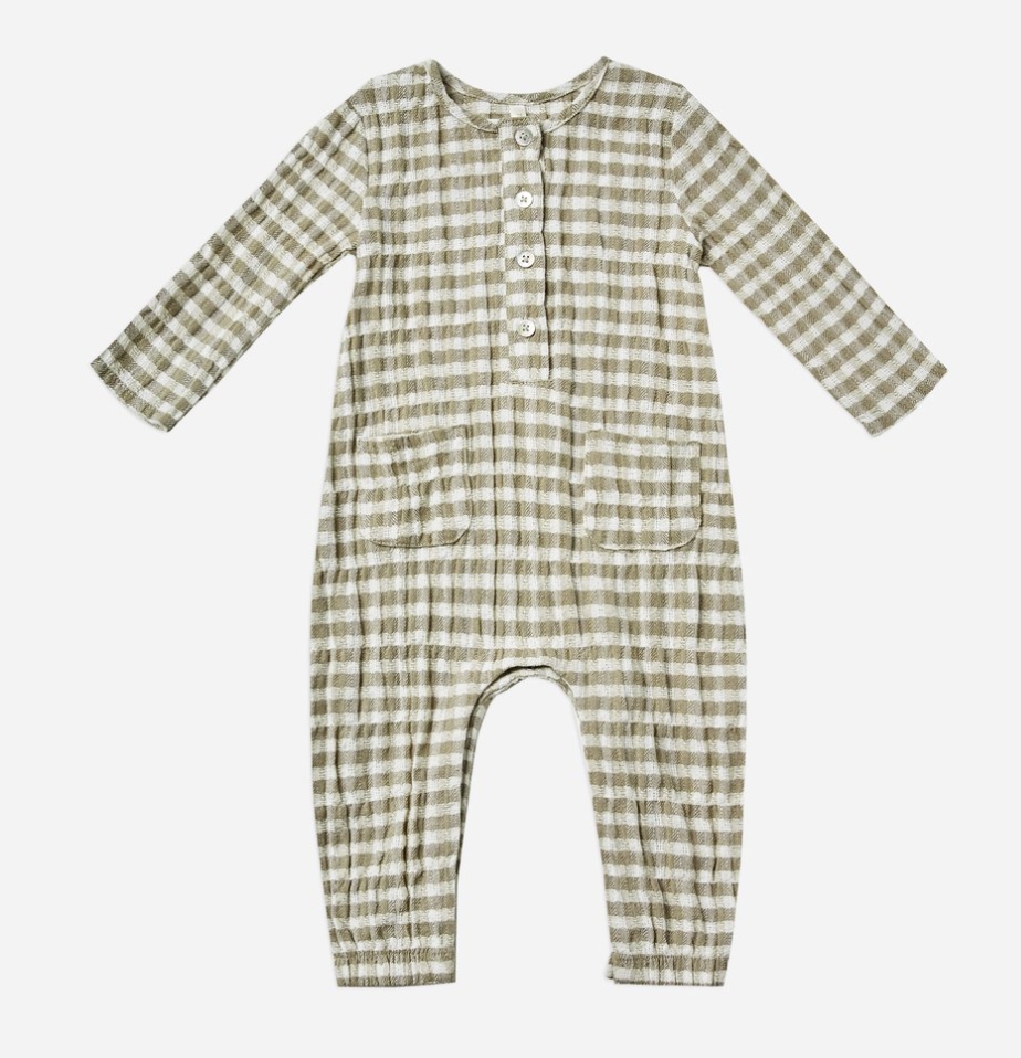 Ollie Jumpsuit | Gingham