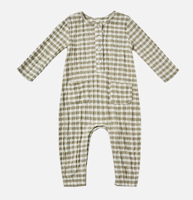 Ollie Jumpsuit | Gingham