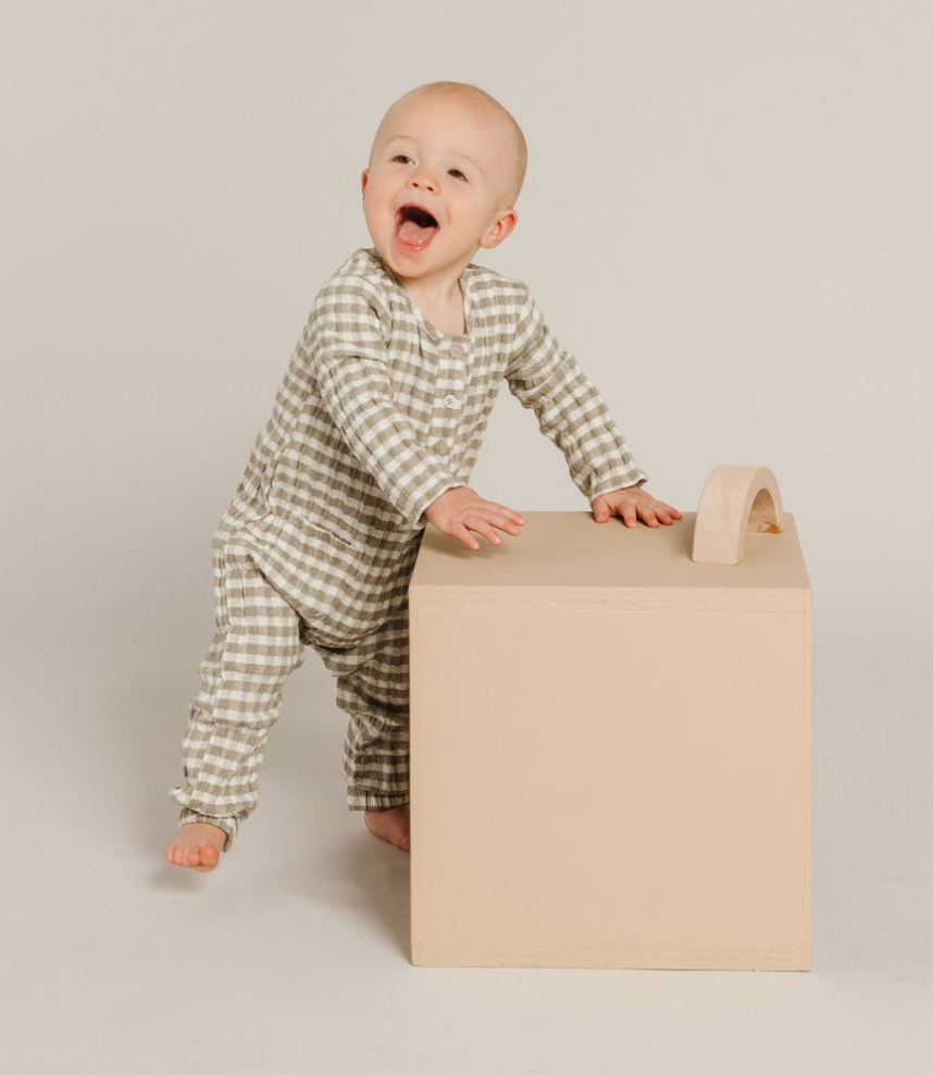 Ollie Jumpsuit | Gingham