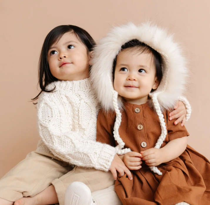Arctic Faux Fur Bonnet