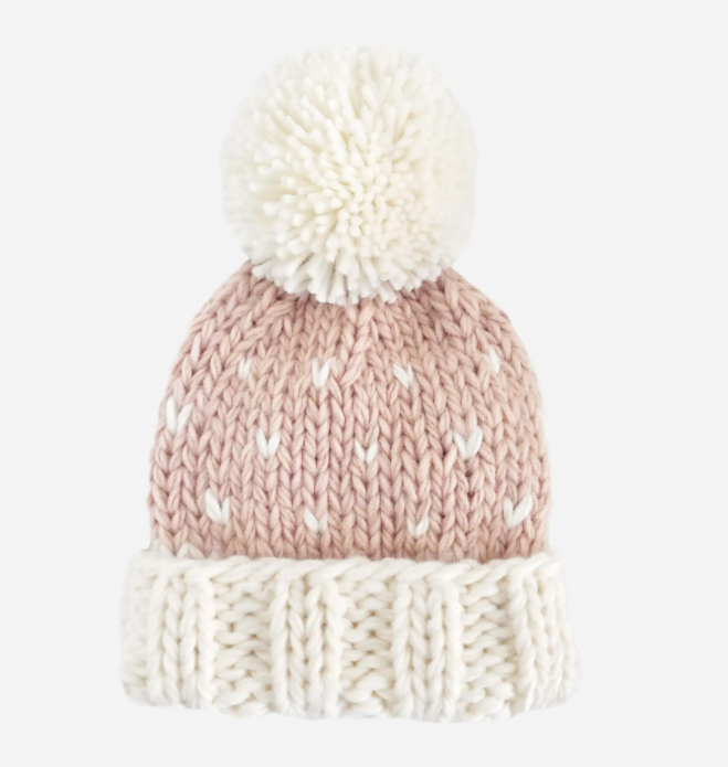 Blush Shiloh Hand Knit Hat