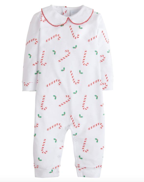 Printed Playsuit | Candy Cane Lane