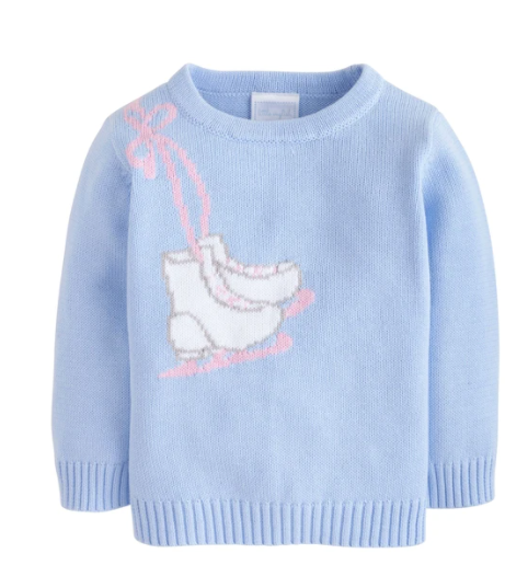 Ice Skate Intarsia Sweater