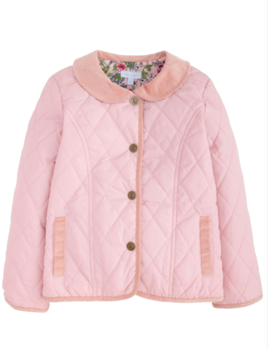 Classic Quilted Jacket | Dusty Pink