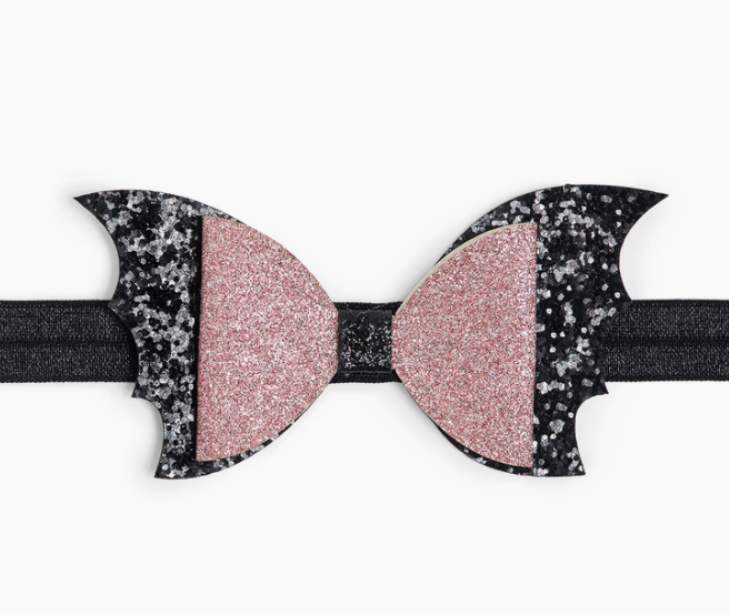 Bat Bow Soft Headband