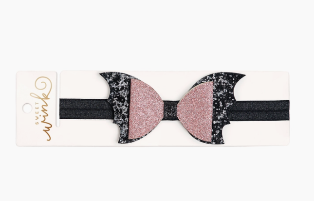 Bat Bow Soft Headband