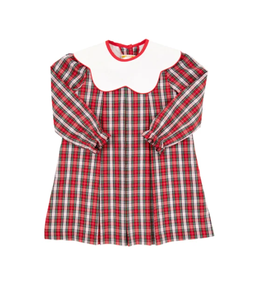 Long Sleeve Frenchy Frock | Sea Pines Plaid | Richmond Red