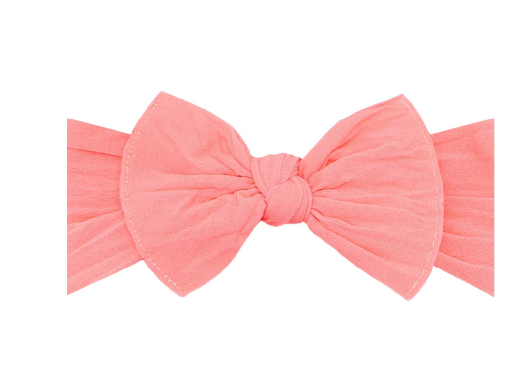 Classic Knot Bow | Coral