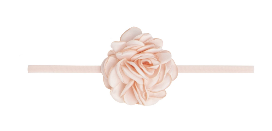 Mini Silk Ruffle Skinny | Peach