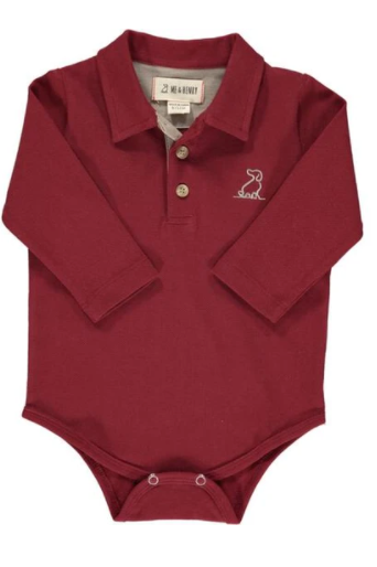Seymour Polo Onesie | Wine