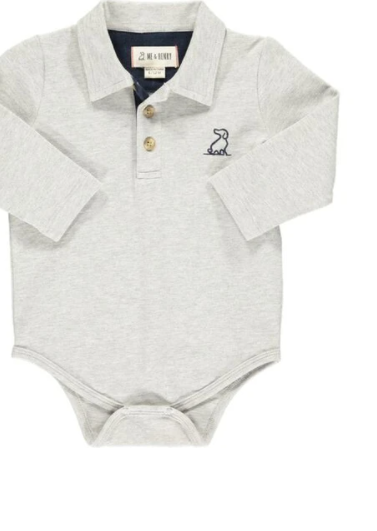 Seymour Polo Onesie | Grey