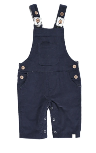 Harrison Cord Overalls | Navy