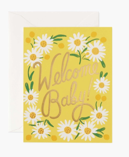 Daisy Baby Card