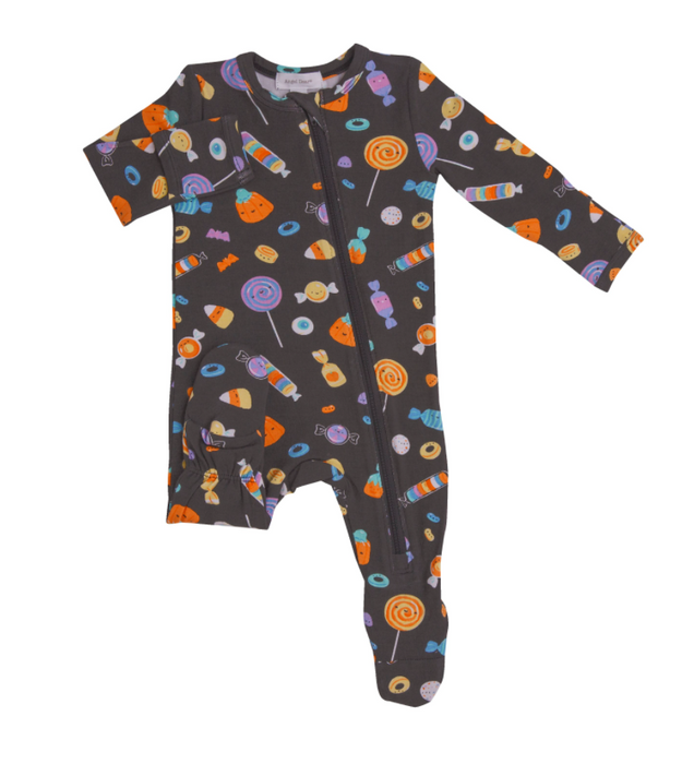 Halloween Candies Zipper Footie