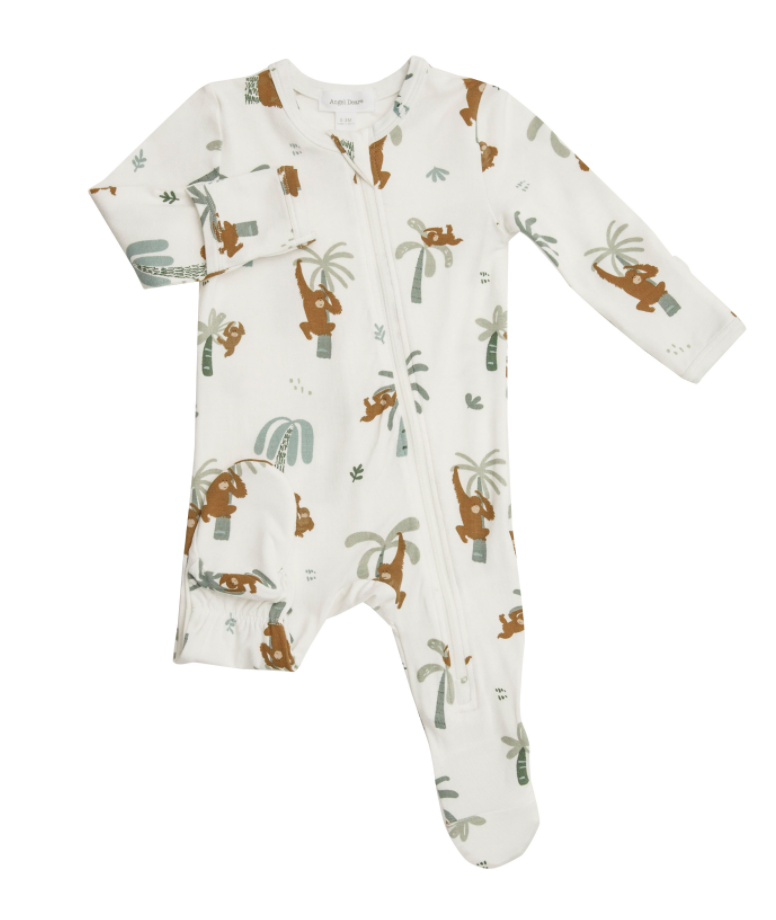 Orangutan Zipper Footie