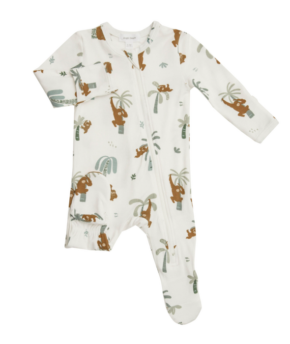 Orangutan Zipper Footie