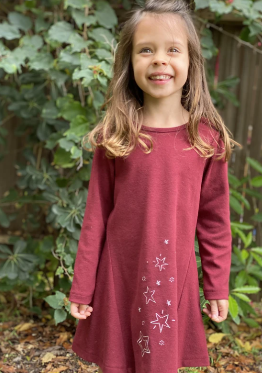 Lauren Dress | Burgundy