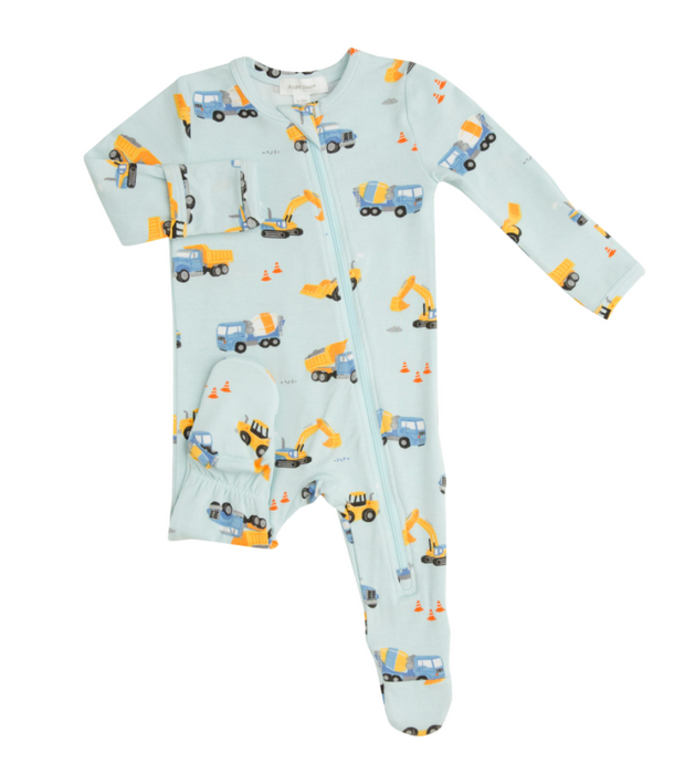 Construction Zipper Footie