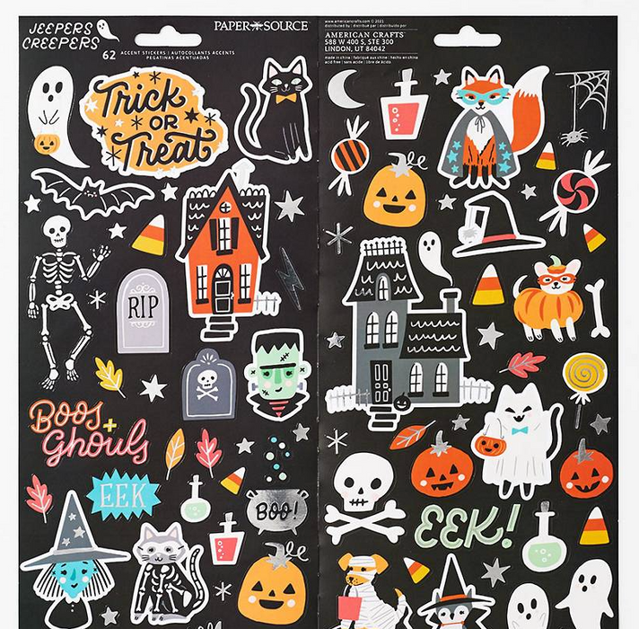 Jeepers Creepers Sticker Sheet