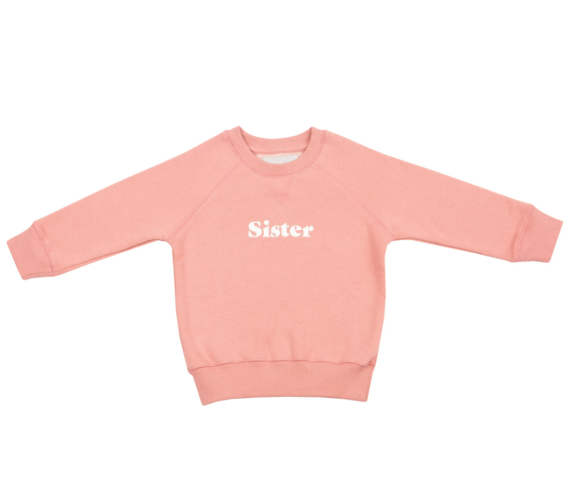 Rose Pink Sister Sweatshirt