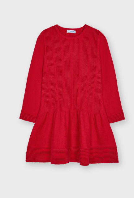 Knit Dress | Red | 4925